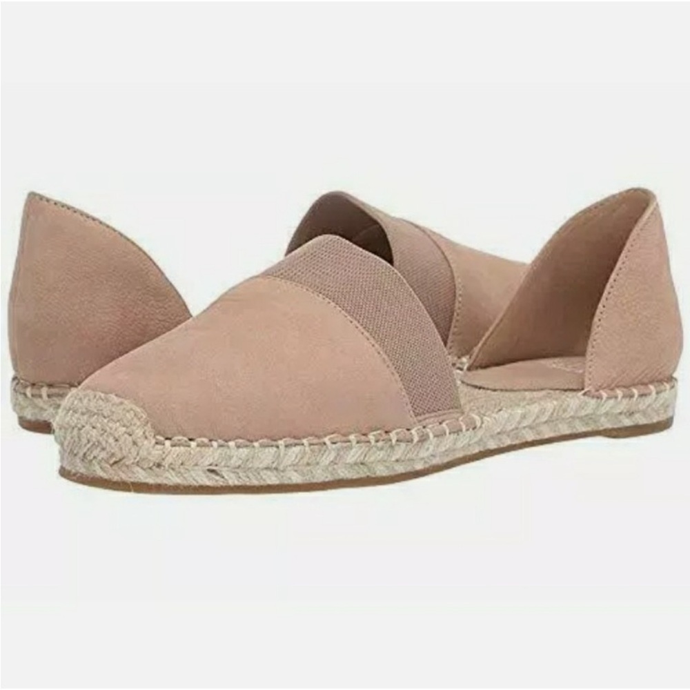 Eileen Fisher Leather‎ Blush Nubuck Leather Espadrilles
